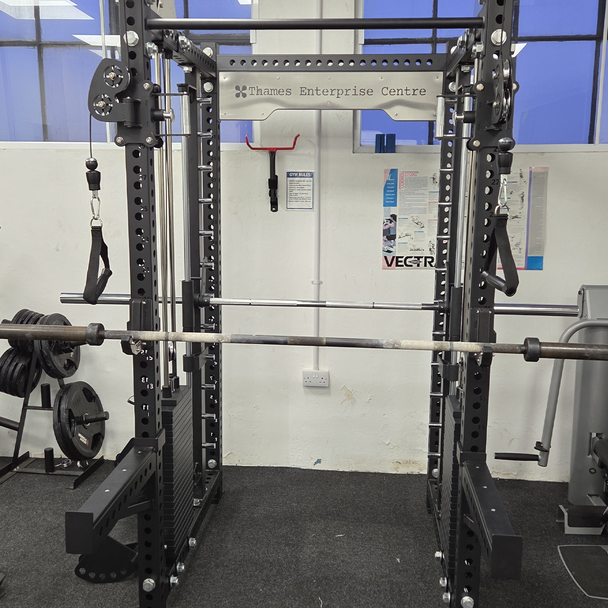 Gym upgrade New Rig With Cables and Smith machine